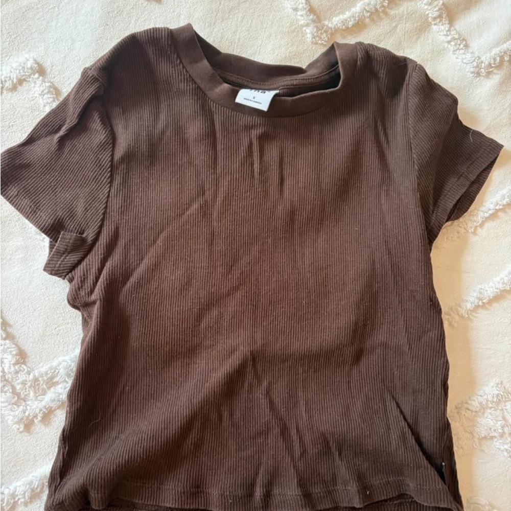 TNA Brown Short Sleeve Tee